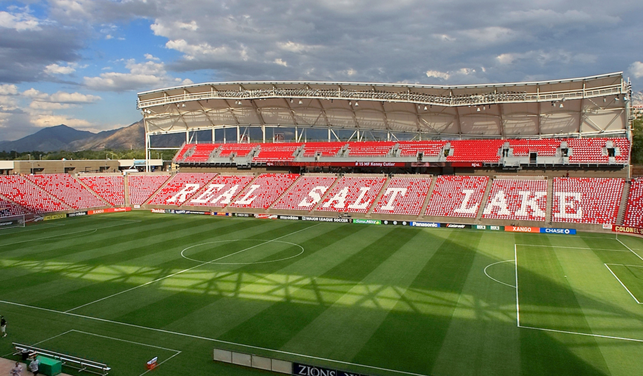 Sân vận động America First Field sân nhà của câu lạc bộ Real Salt Lake