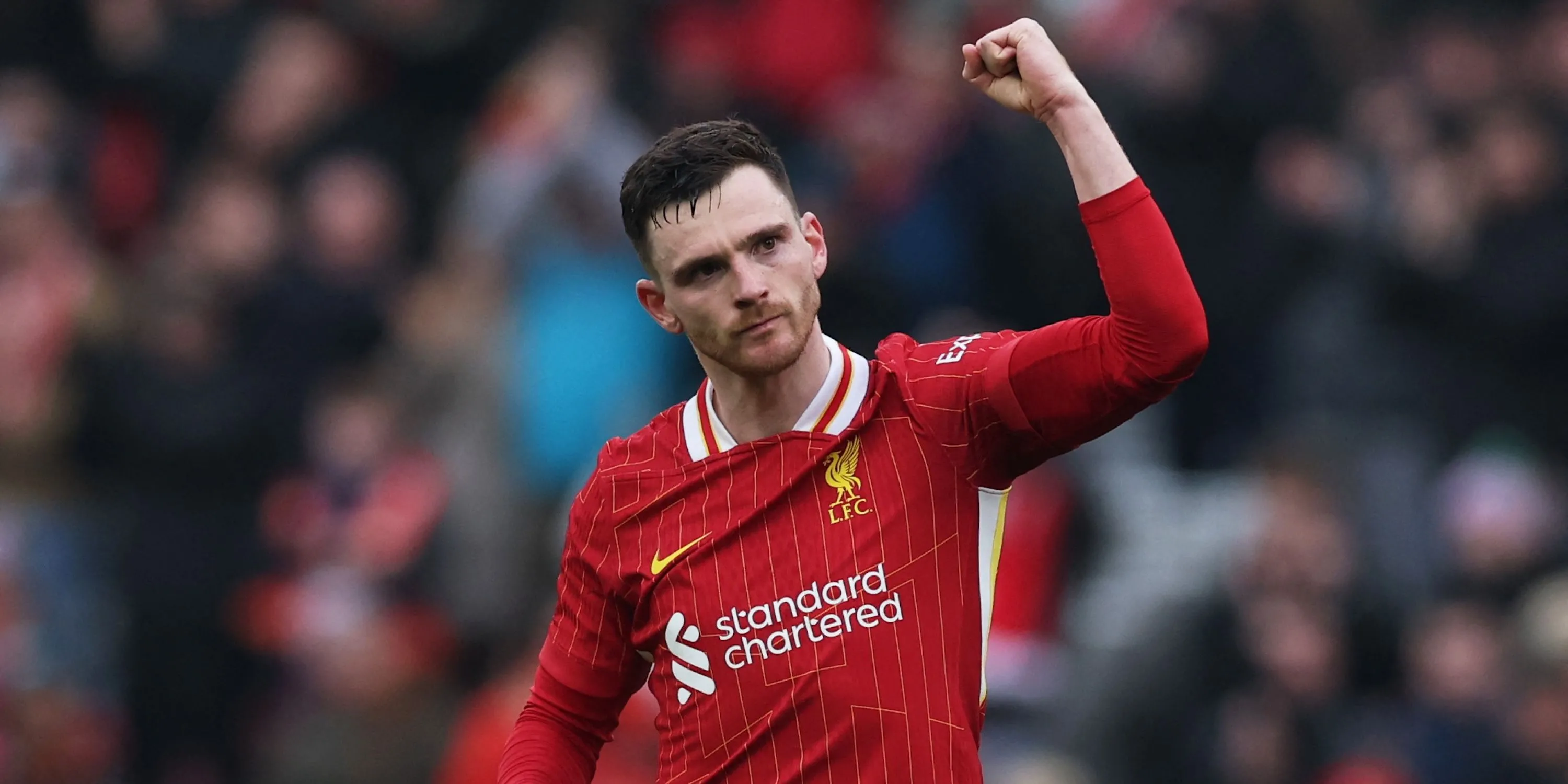 Andy Robertson, đội trưởng Scotland và hậu vệ trái Liverpool