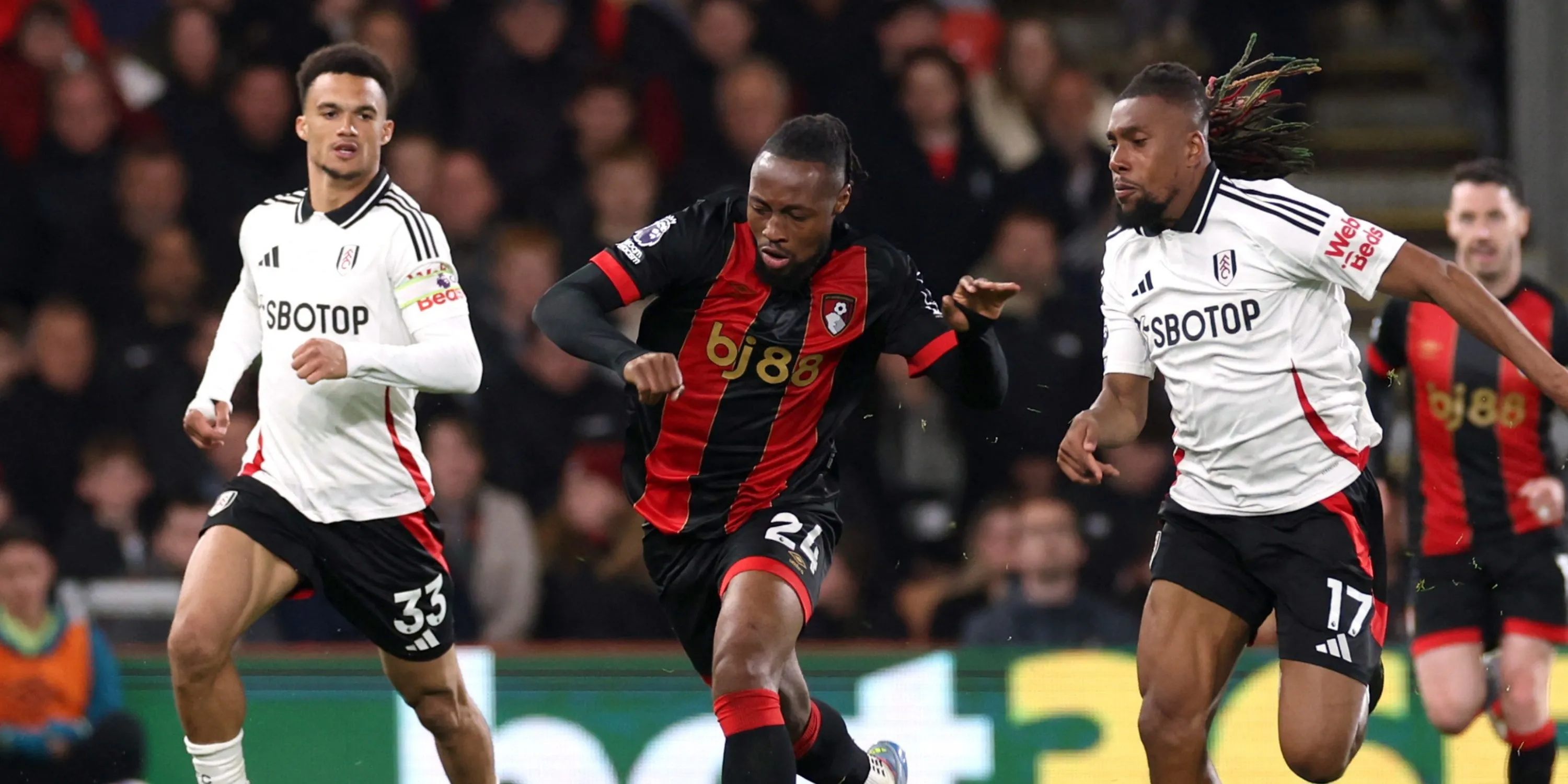 Antoine Semenyo trong màu áo Bournemouth tại Premier League