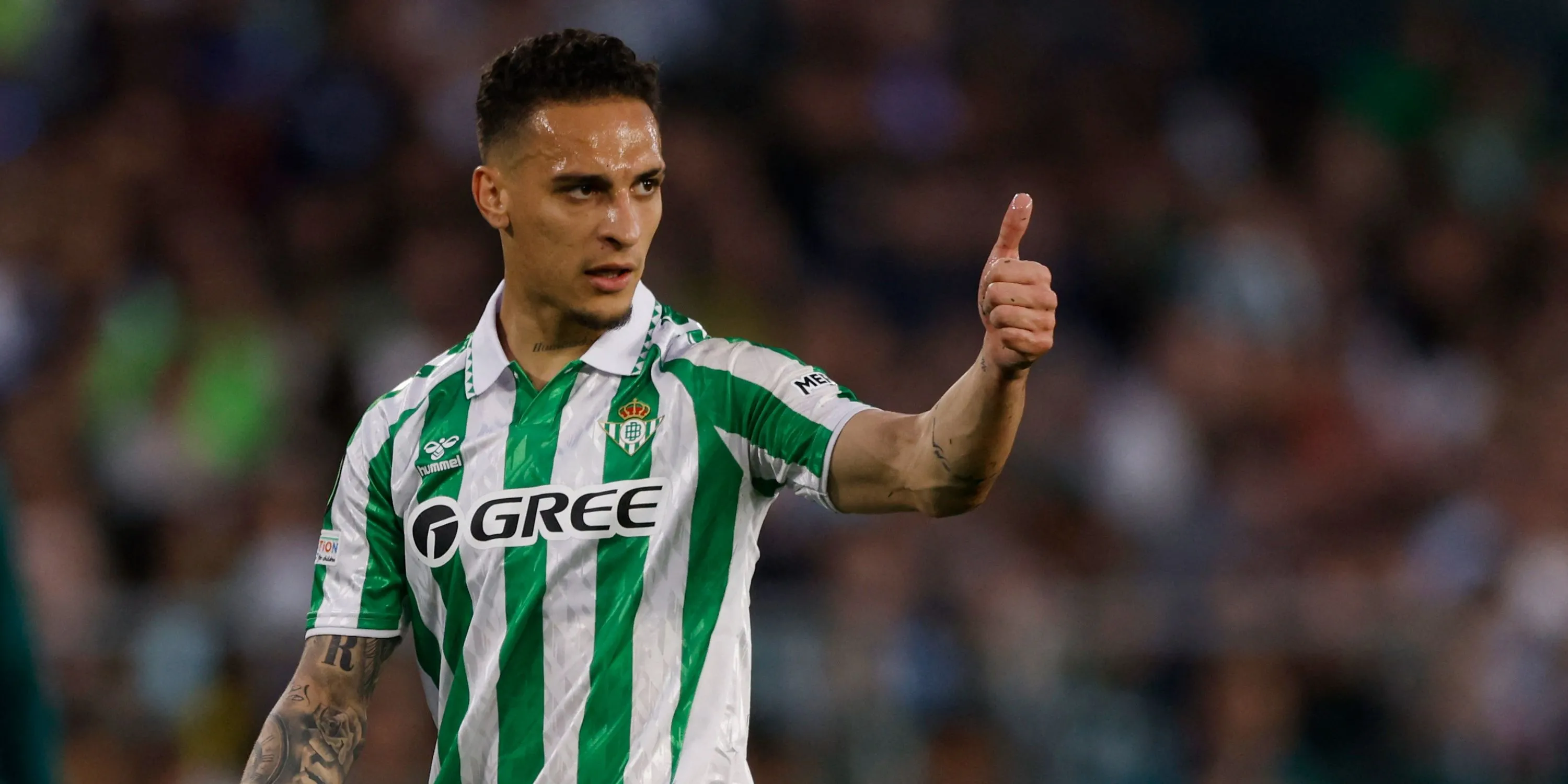 Antony tìm lại phần nào phong độ khi thi đấu cho Real Betis theo dạng cho mượn