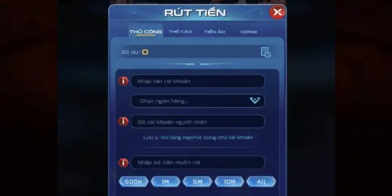 Rút tiền Vip79 - Thao tác rút tiền về tài khoản cực an toàn 15 Rút tiền Vip79 – Thao tác rút tiền về tài khoản cực an toàn