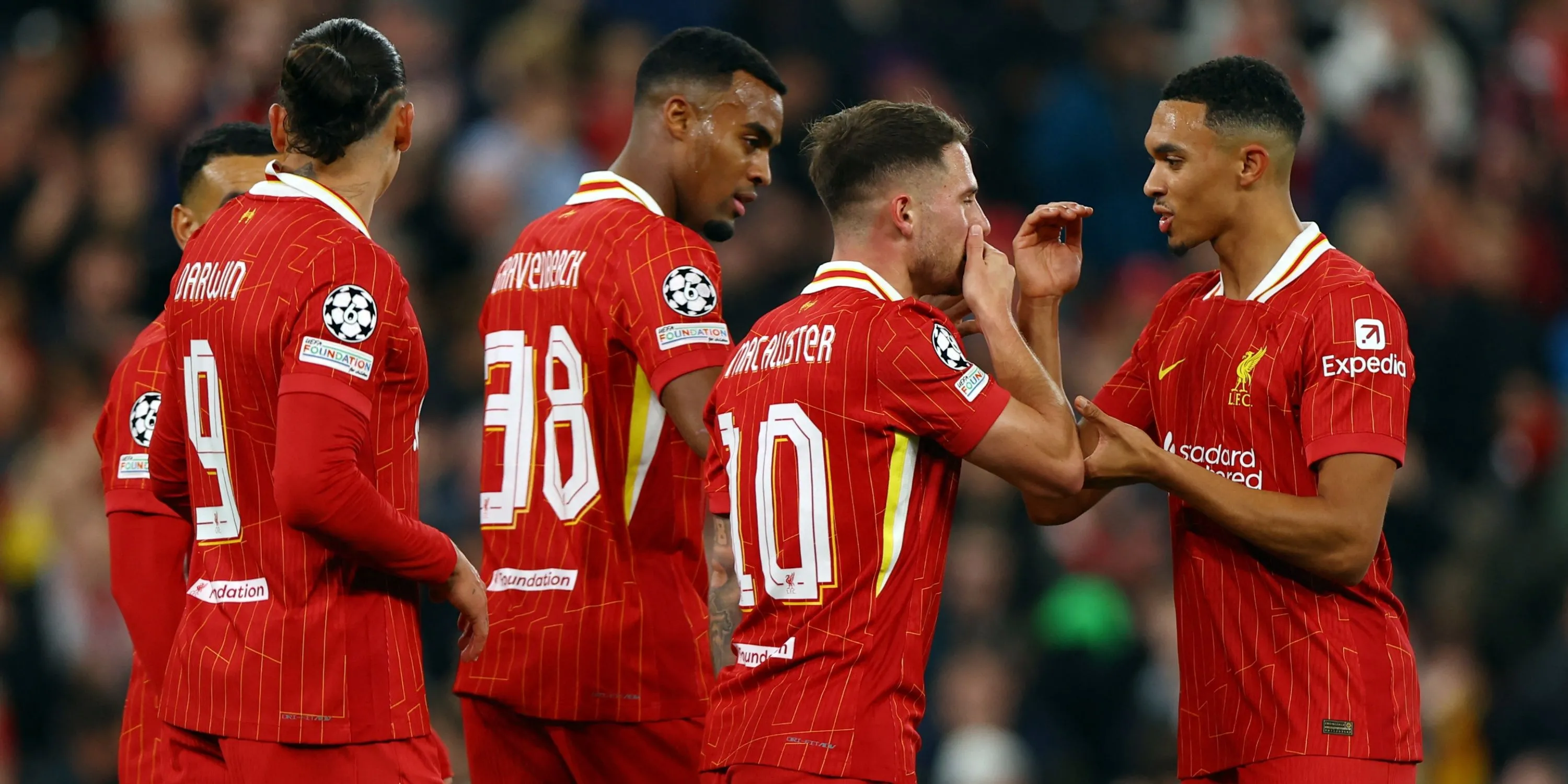 Ryan Gravenberch trong màu áo Liverpool