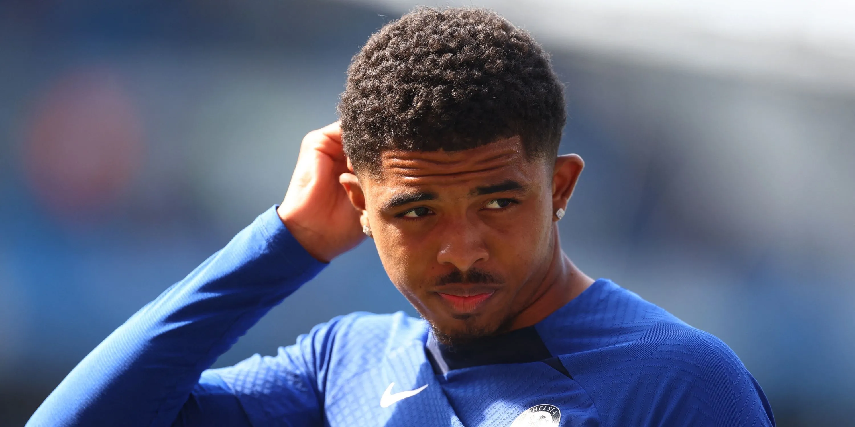Wesley Fofana trong màu áo Chelsea trước khi dính chấn thương