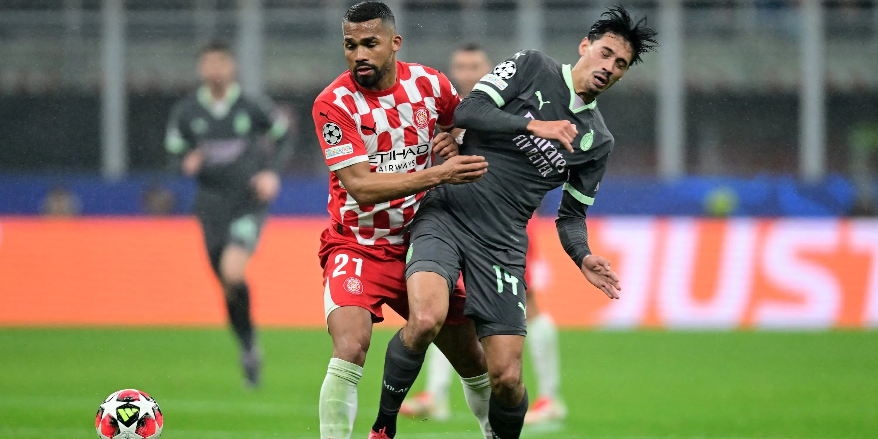 Yangel Herrera thi đấu cho Girona, mục tiêu chuyển nhượng của Newcastle