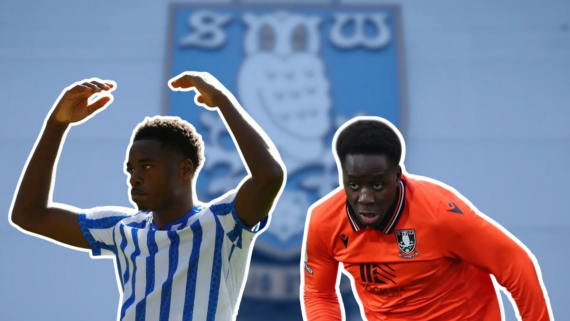 Djeidi Gassama và Anthony Musaba, hai cầu thủ tấn công chủ chốt bị Sheffield Wednesday bán tháo.
