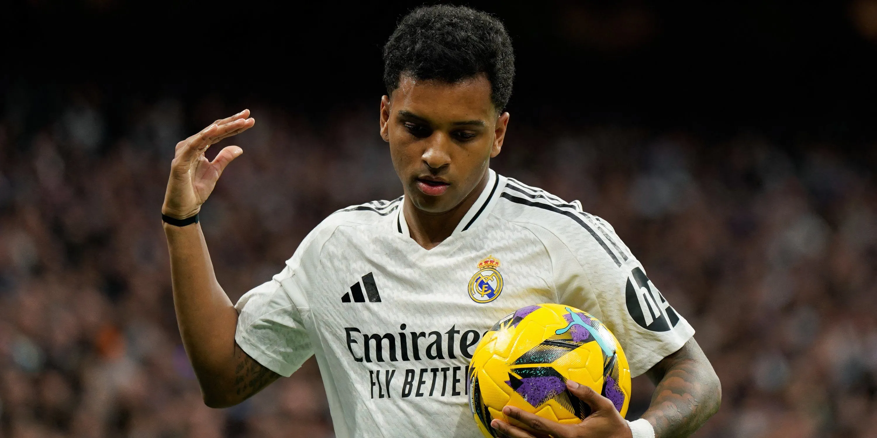 Tiền đạo Rodrygo trong màu áo Real Madrid và những thống kê ấn tượng