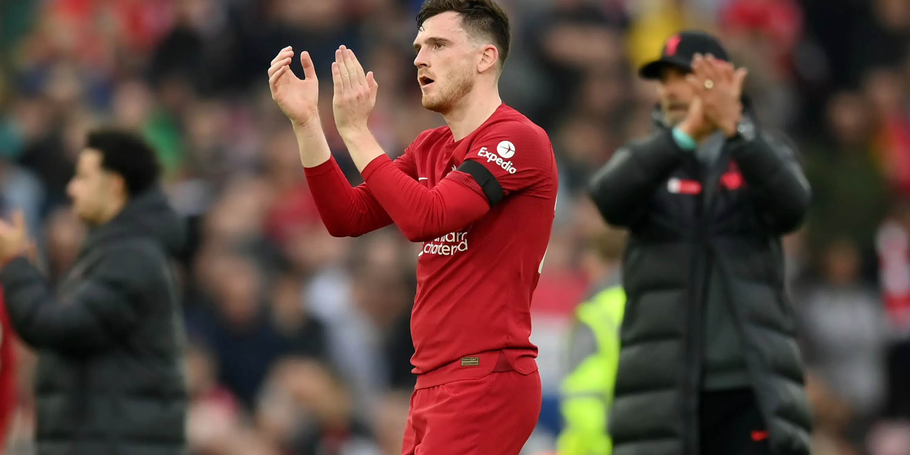 Andy Robertson trong màu áo Liverpool